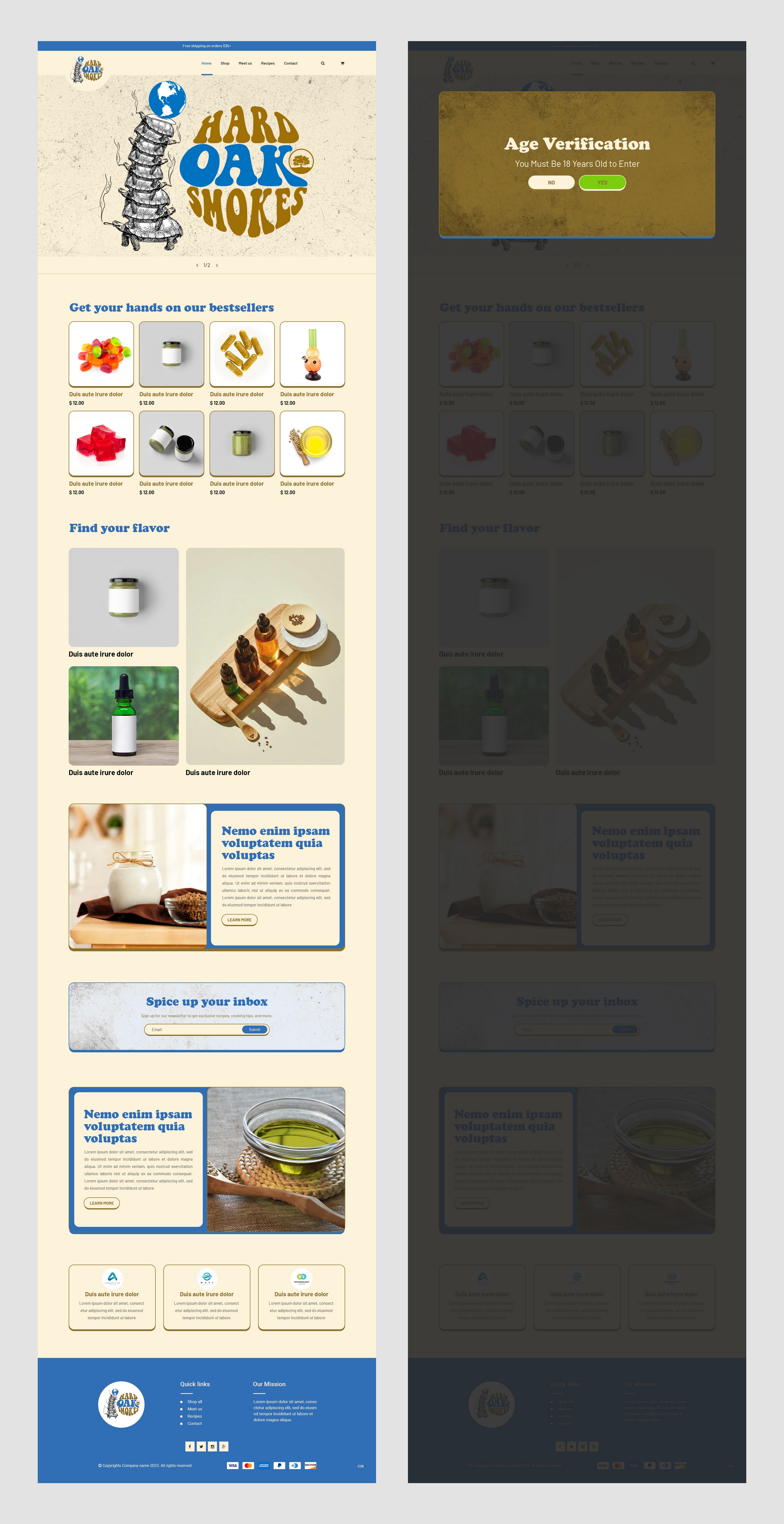 Shopify Design by pb for this project | Design #30752388