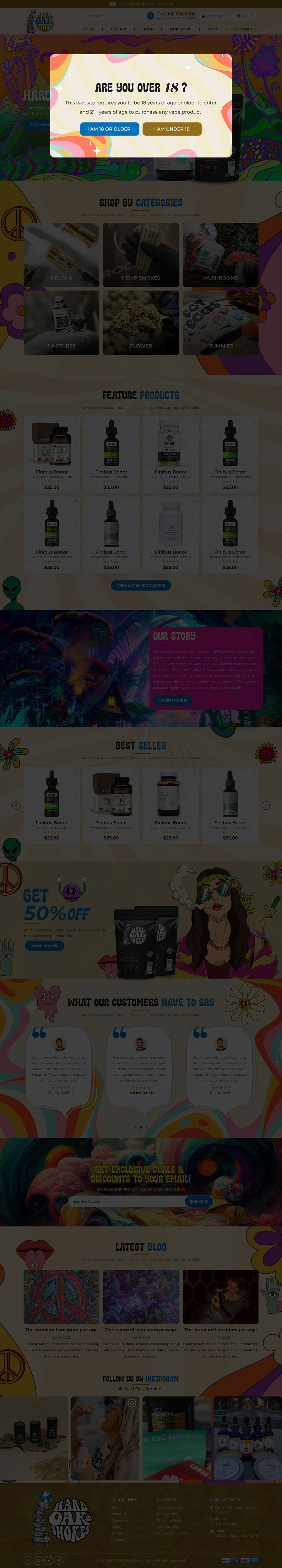 Shopify Design by Titan Eagle for this project | Design #30754503