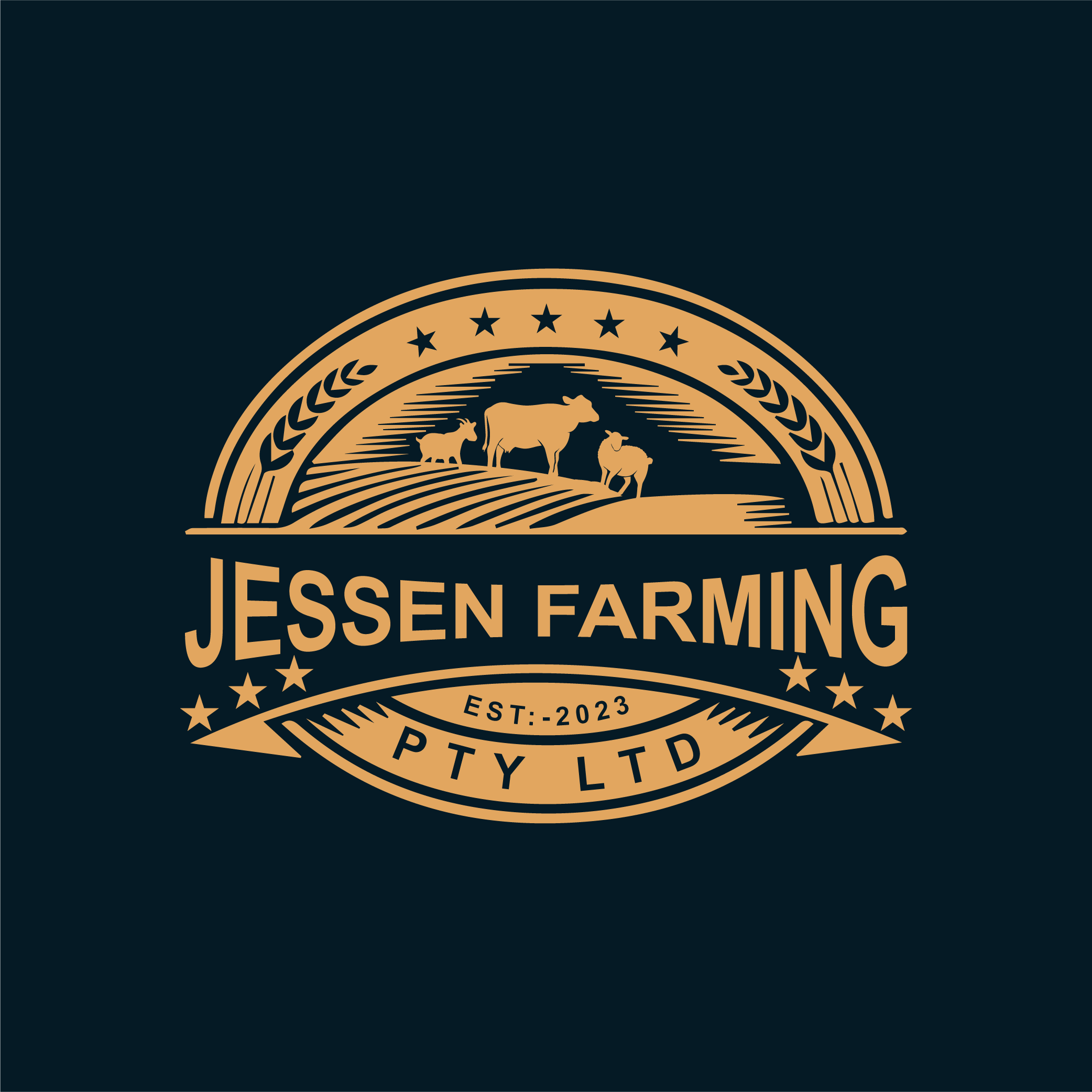 Logo Design by MAHBUB98 for Jessen Farming Pty Ltd | Design #30747169