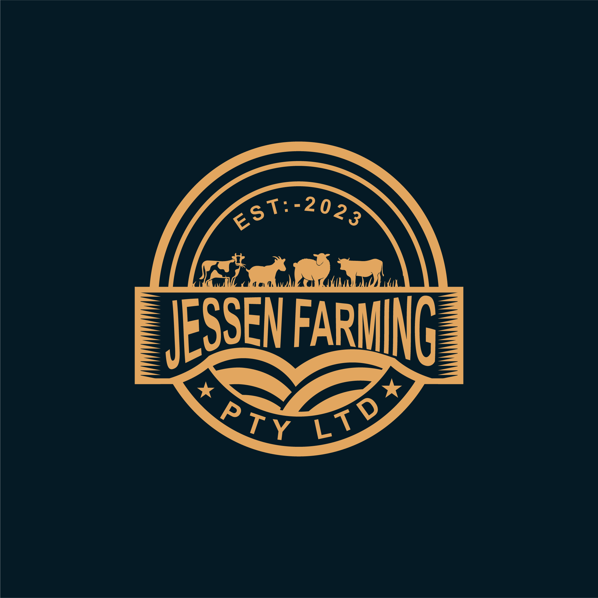 Logo Design by MAHBUB98 for Jessen Farming Pty Ltd | Design #30747205