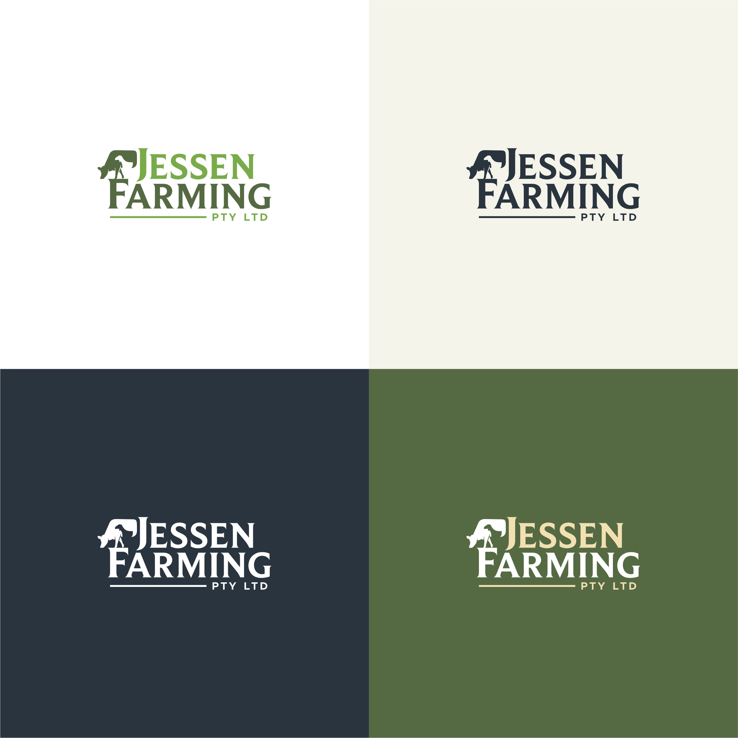 Logo Design by YNCK for Jessen Farming Pty Ltd | Design #30758344