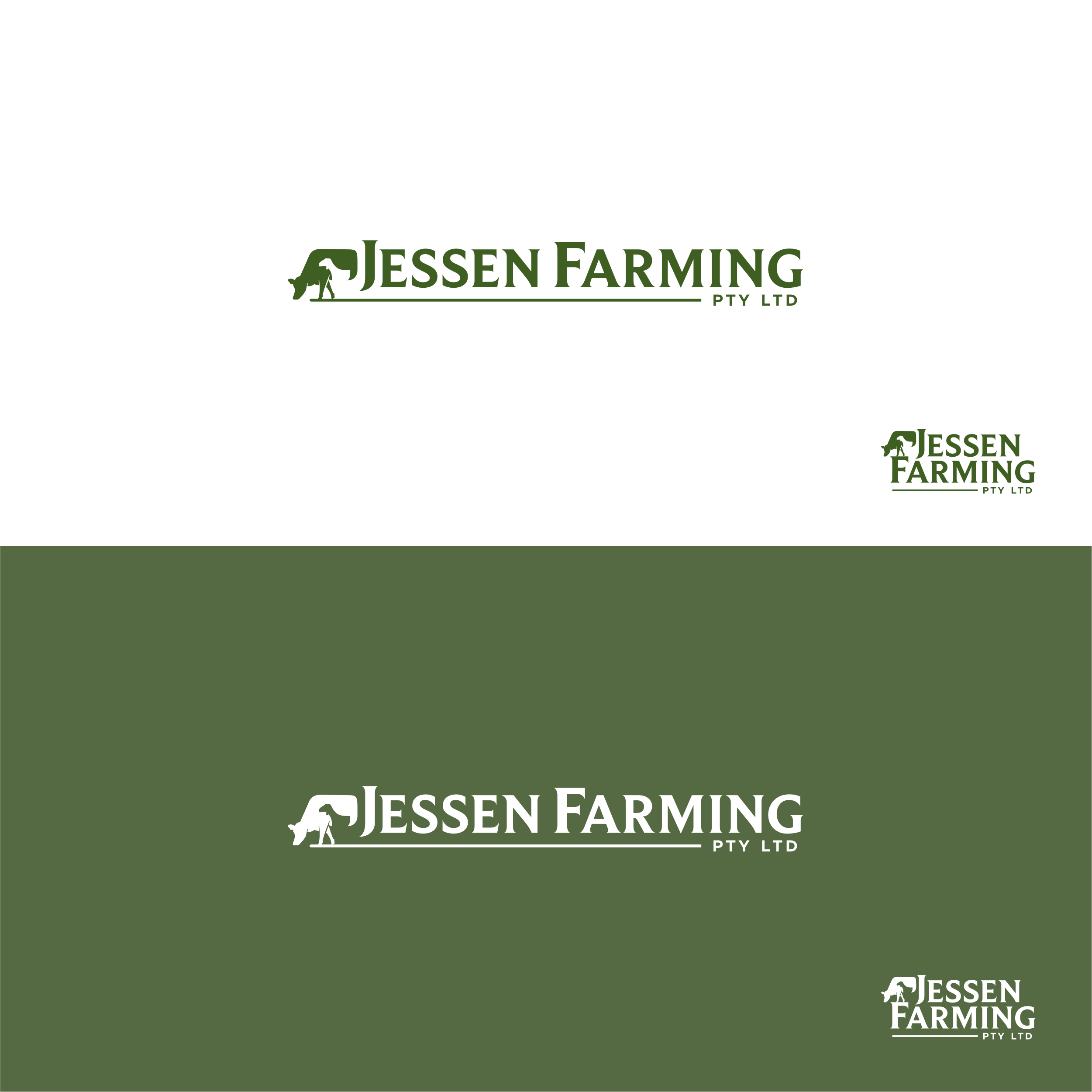 Logo Design by YNCK for Jessen Farming Pty Ltd | Design #30758346