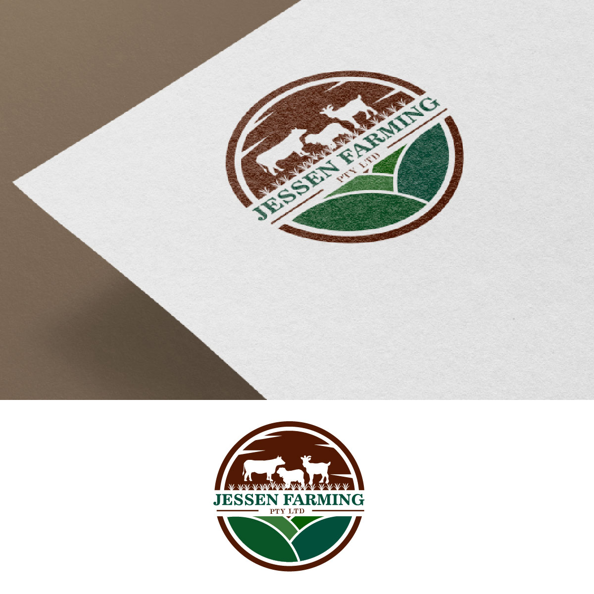 Logo Design by fly  design for Jessen Farming Pty Ltd | Design #30744963