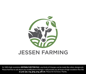 Logo Design by FireflyArt for Jessen Farming Pty Ltd | Design: #30753366