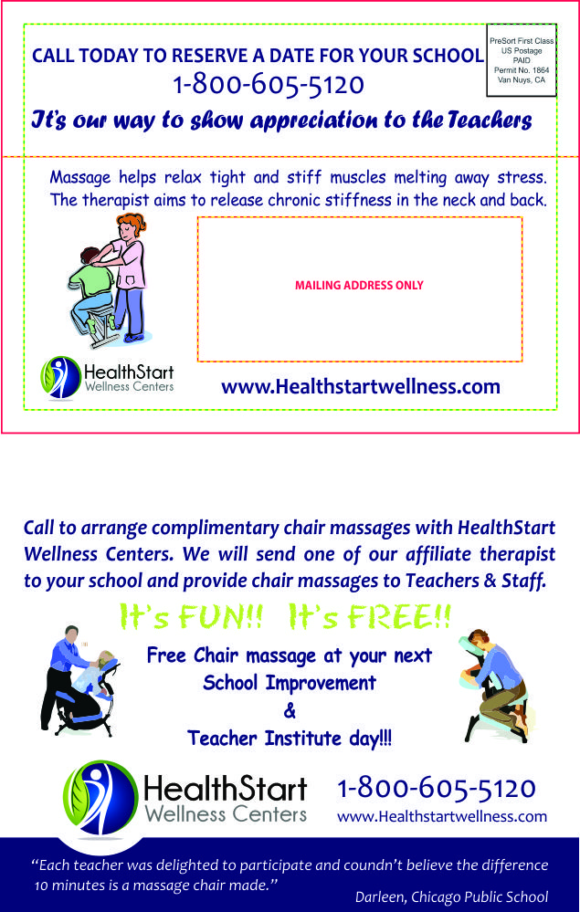 Postcard Design by HollyBlue Studio for HealthStart Wellness | Design #3110394
