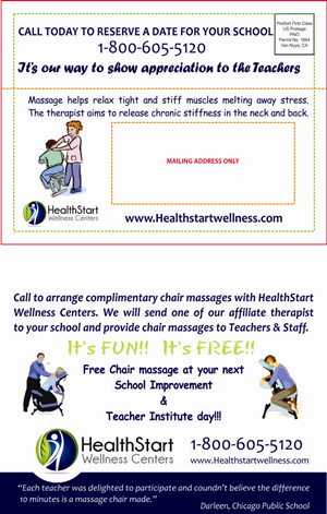 Postcard Design by HollyBlue Studio for HealthStart Wellness | Design: #3110394
