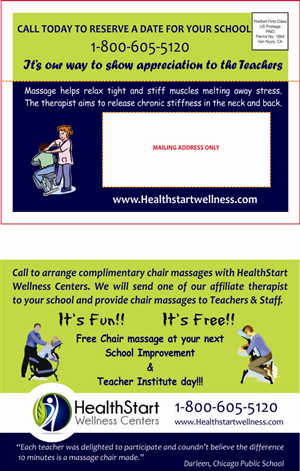 Postcard Design by HollyBlue Studio for HealthStart Wellness | Design: #3110504