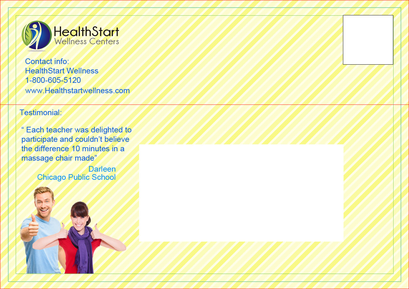 Postcard Design by Parul for HealthStart Wellness | Design #3103685