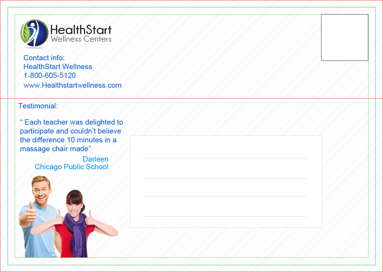 Postcard Design by Parul for HealthStart Wellness | Design #3129698