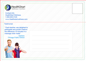 Postcard Design by Parul for HealthStart Wellness | Design: #3129698