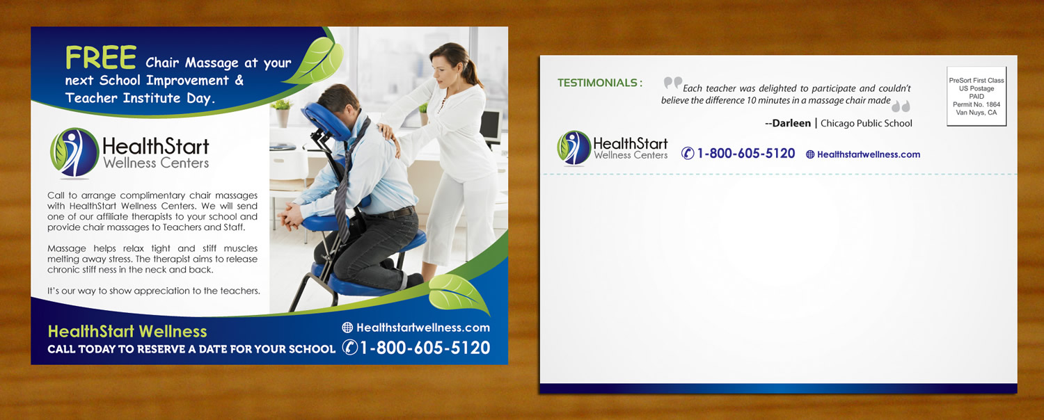 Postcard Design by Sbss for HealthStart Wellness | Design #3137243