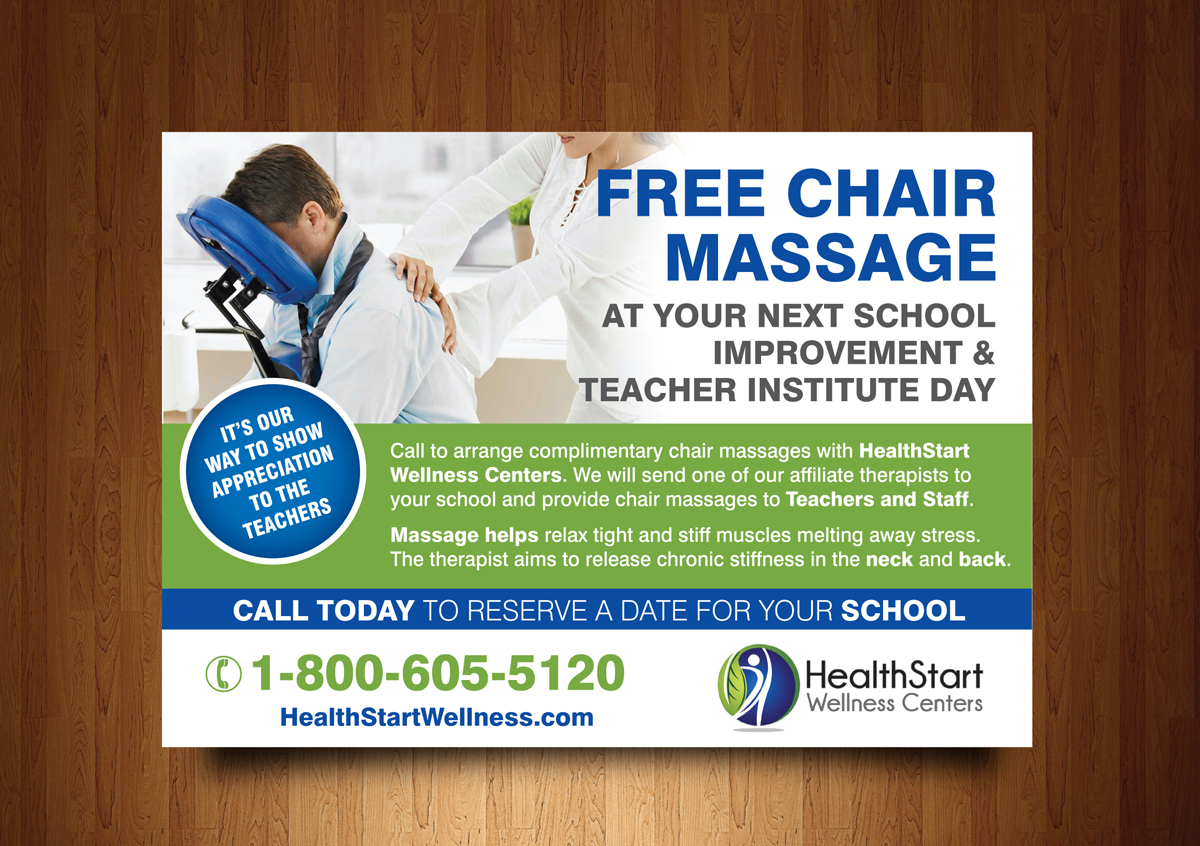 Postcard Design by rkailas for HealthStart Wellness | Design #3131408