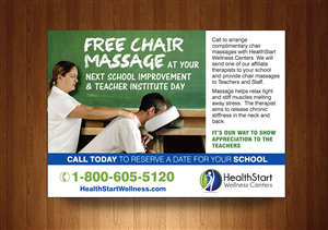 Postcard Design by rkailas for HealthStart Wellness | Design: #3150660