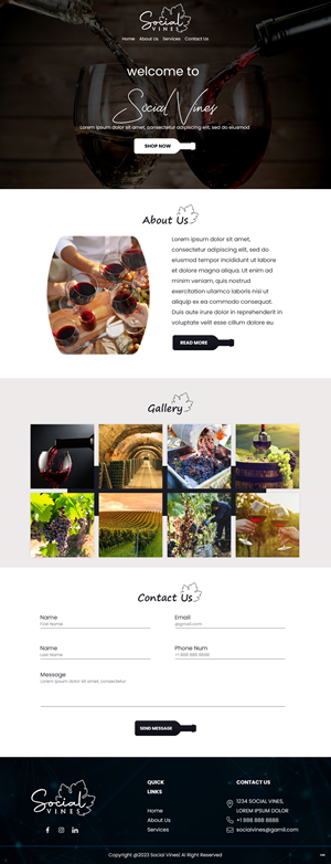 Web Design by pb for this project | Design: #30752267