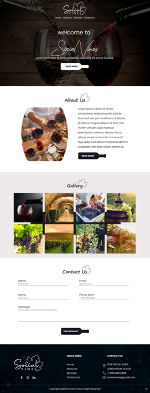 Web Design by pb for this project | Design: #30763835
