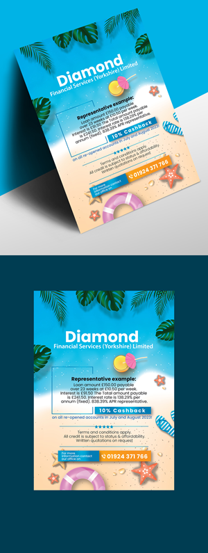 Flyer Design by Hitbar for Diamond Financial Services (Yorkshire) Ltd | Design: #30778112