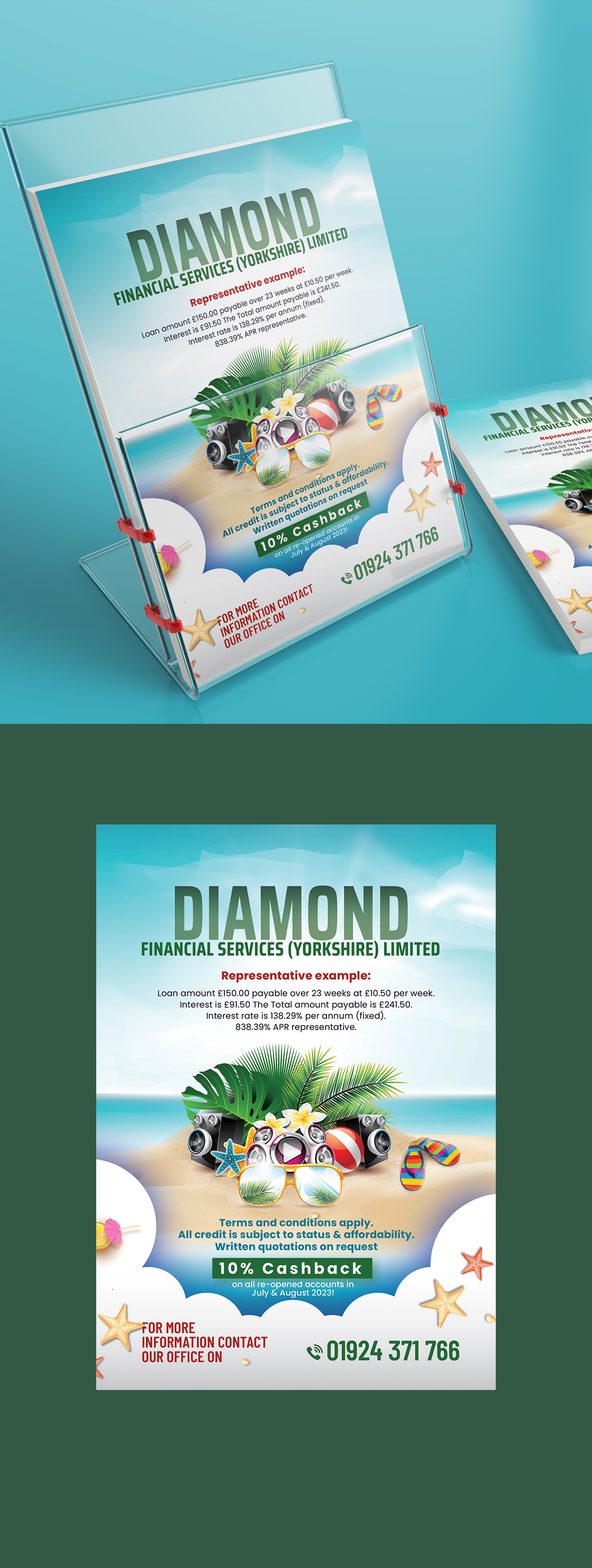 Flyer Design by Hitbar for Diamond Financial Services (Yorkshire) Ltd | Design #30780898
