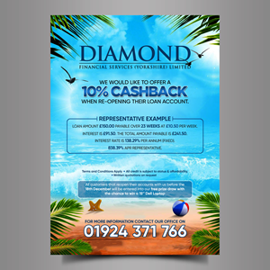 Flyer-Design von Designers Hub für Diamond Financial Services (Yorkshire) Ltd | Design: #30777623