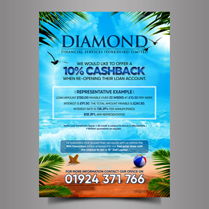 Flyer-Design von Designers Hub für Diamond Financial Services (Yorkshire) Ltd | Design: #30777624