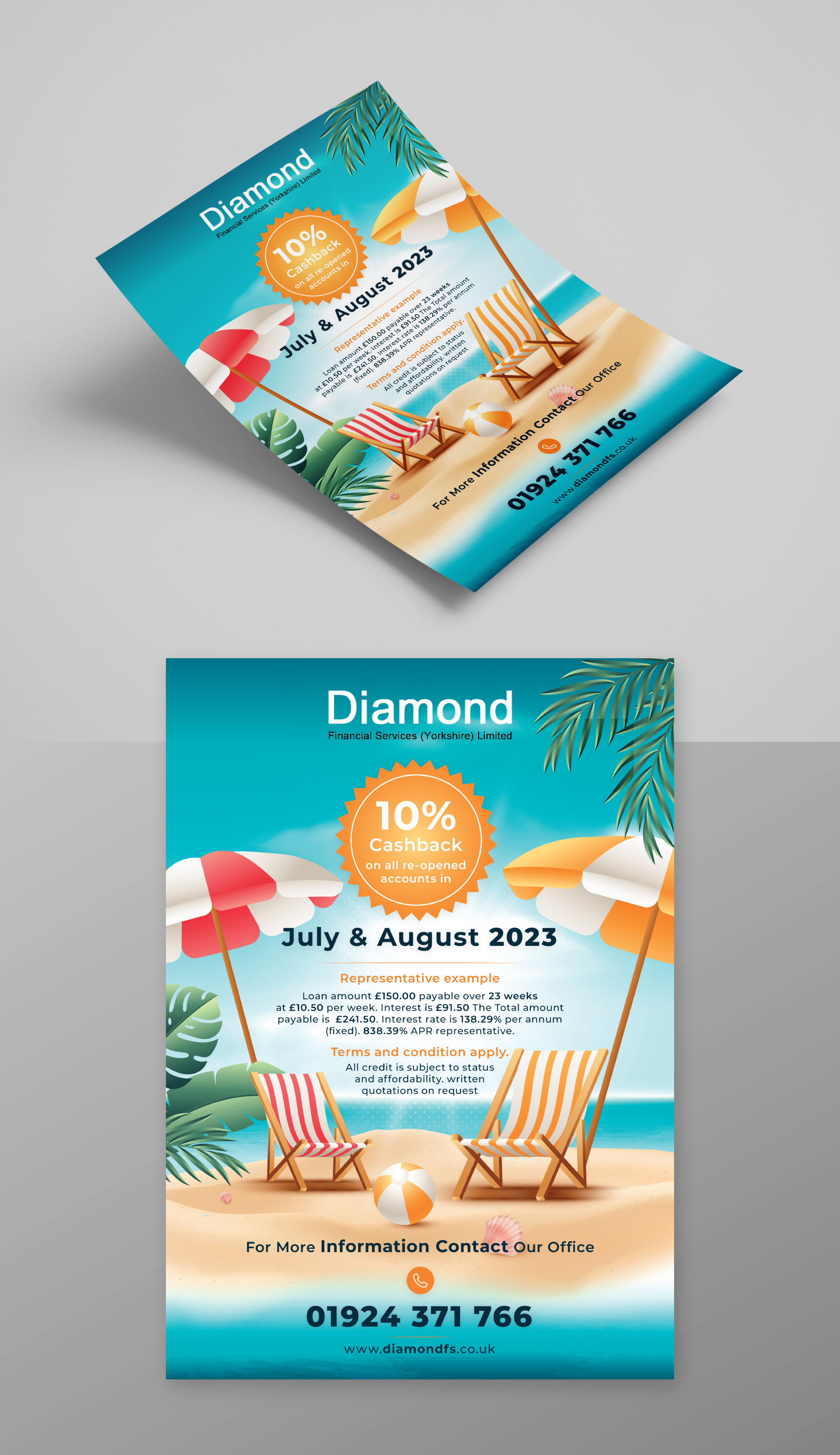 Flyer Design by KreativeMadz for Diamond Financial Services (Yorkshire) Ltd | Design #30762899