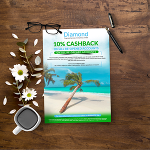 Flyer-Design von Sun Creative für Diamond Financial Services (Yorkshire) Ltd | Design: #30757190