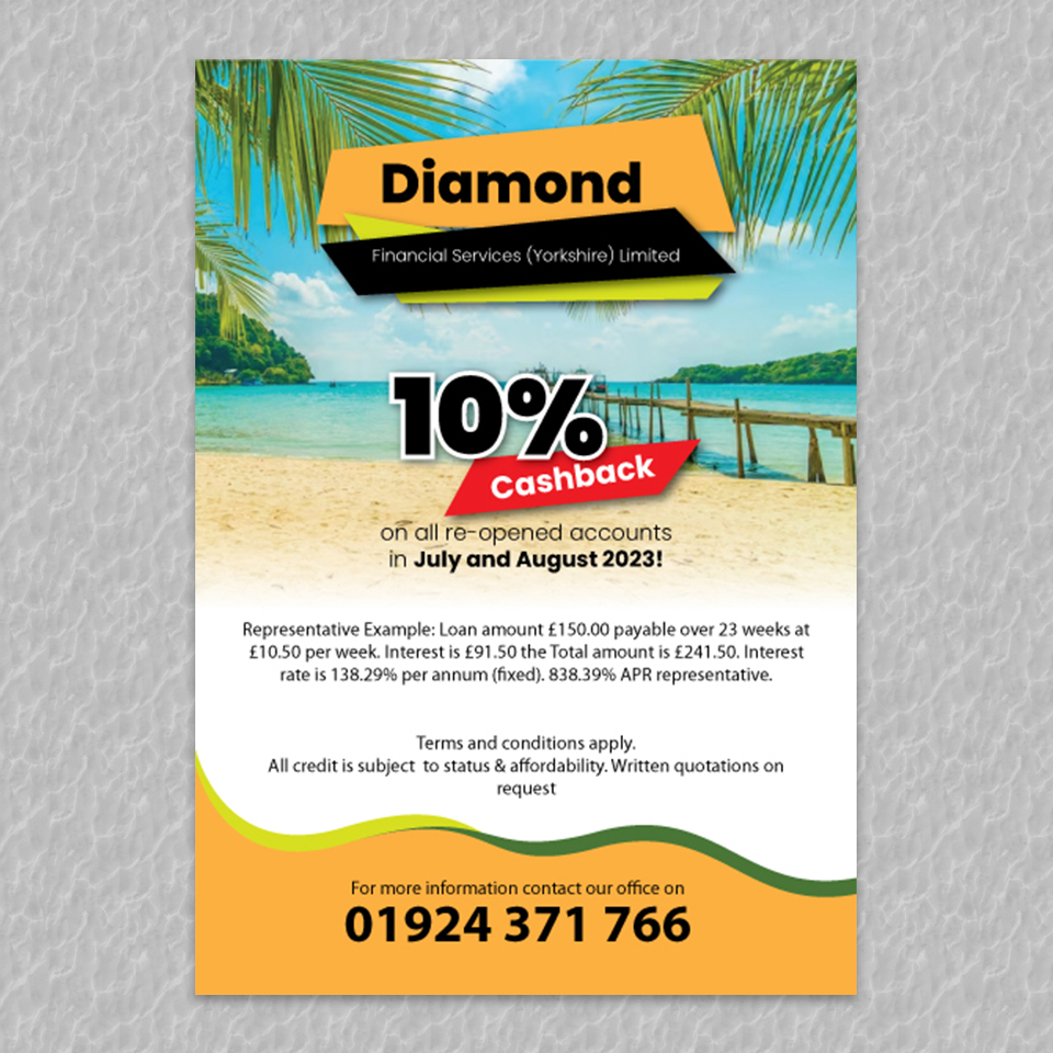 Flyer Design by YourLogoMaster for Diamond Financial Services (Yorkshire) Ltd | Design #30769259