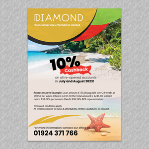 Flyer-Design von YourLogoMaster für Diamond Financial Services (Yorkshire) Ltd | Design: #30769260