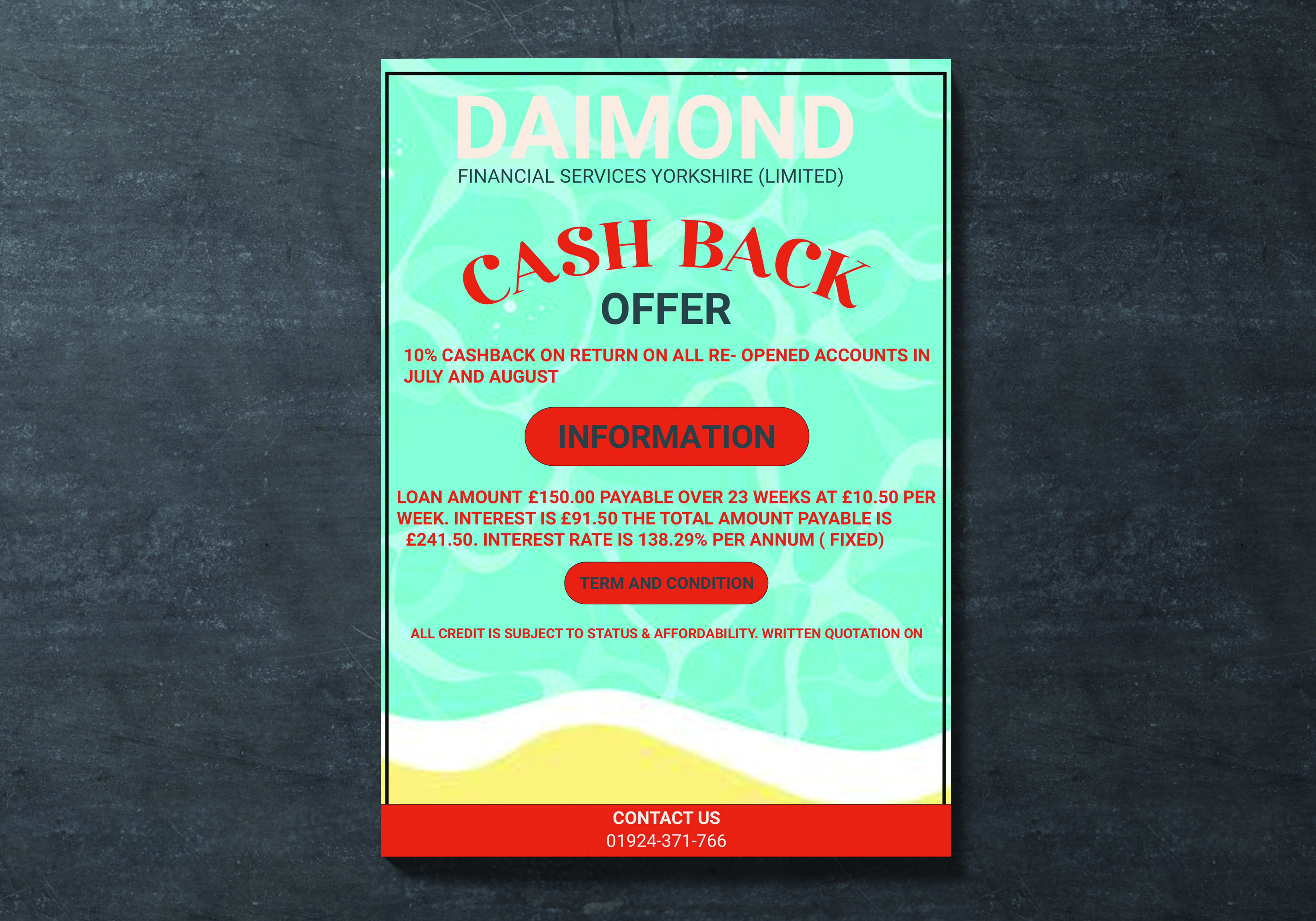 Flyer Design by design baker for Diamond Financial Services (Yorkshire) Ltd | Design #30762712