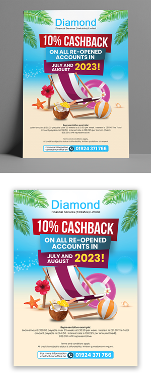 Design de Flyer par debdesign pour Diamond Financial Services (Yorkshire) Ltd | Design : #30762185