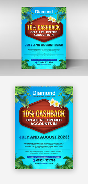 Design de Flyer par debdesign pour Diamond Financial Services (Yorkshire) Ltd | Design : #30763986