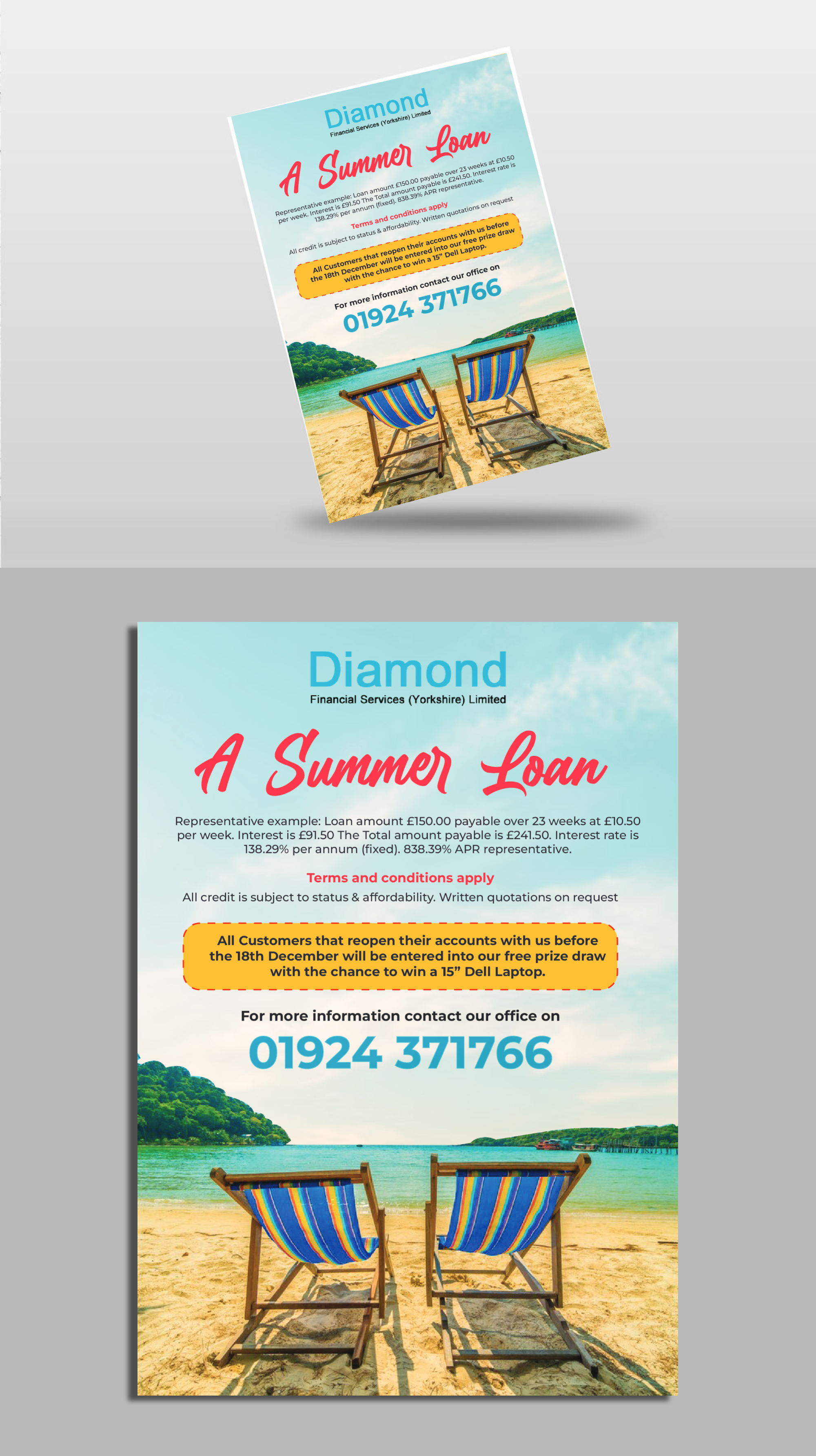 Flyer Design by ecorokerz for Diamond Financial Services (Yorkshire) Ltd | Design #30762164