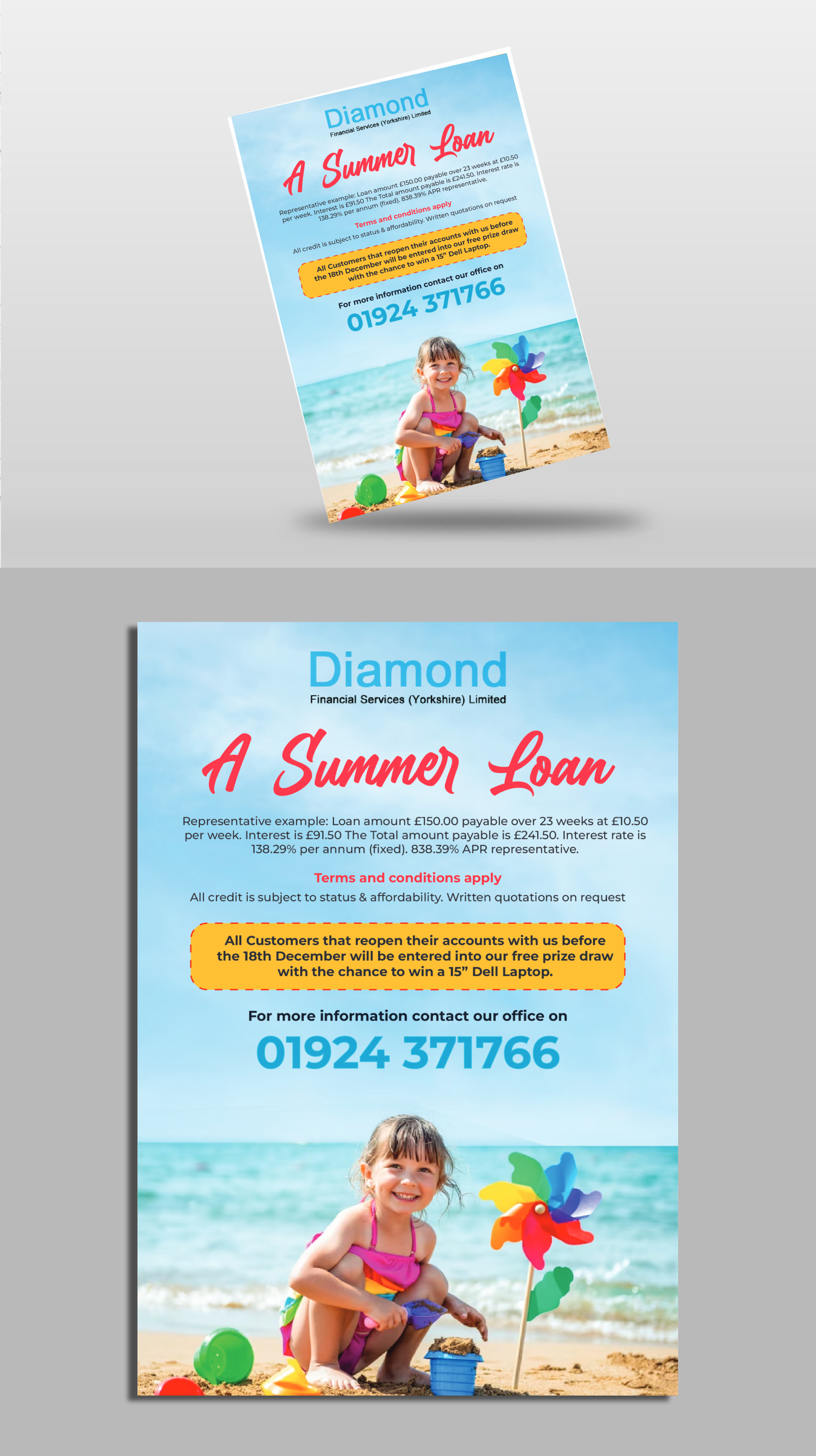 Flyer Design by ecorokerz for Diamond Financial Services (Yorkshire) Ltd | Design #30762165