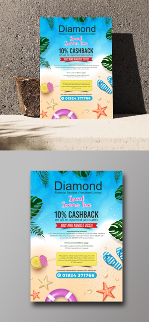 Design de Flyer par ecorokerz pour Diamond Financial Services (Yorkshire) Ltd | Design : #30767358