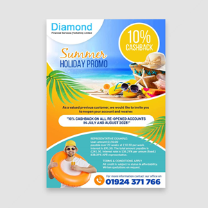 Design de Flyer par DA. pour Diamond Financial Services (Yorkshire) Ltd | Design : #30774090