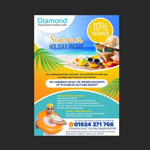 Flyer-Design von DA. für Diamond Financial Services (Yorkshire) Ltd | Design: #30787858