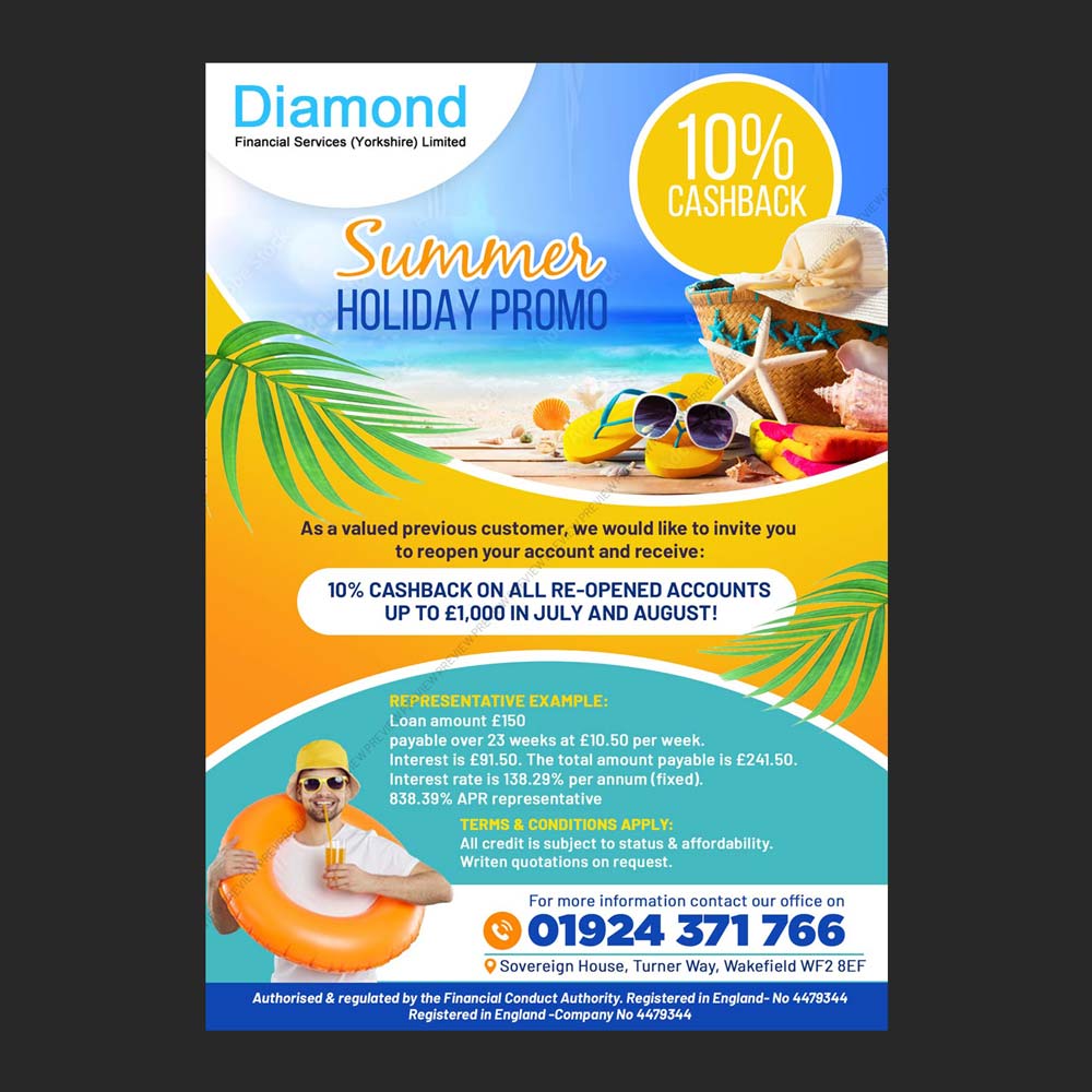 Flyer-Design von DA. für Diamond Financial Services (Yorkshire) Ltd | Design #30790123