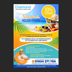 Flyer-Design von DA. für Diamond Financial Services (Yorkshire) Ltd | Design: #30790123