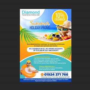 Flyer-Design von DA. für Diamond Financial Services (Yorkshire) Ltd | Design: #30791105