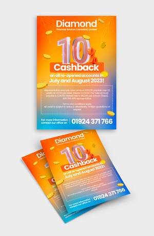 Flyer Design by Graphic Guy for Diamond Financial Services (Yorkshire) Ltd | Design #30770109