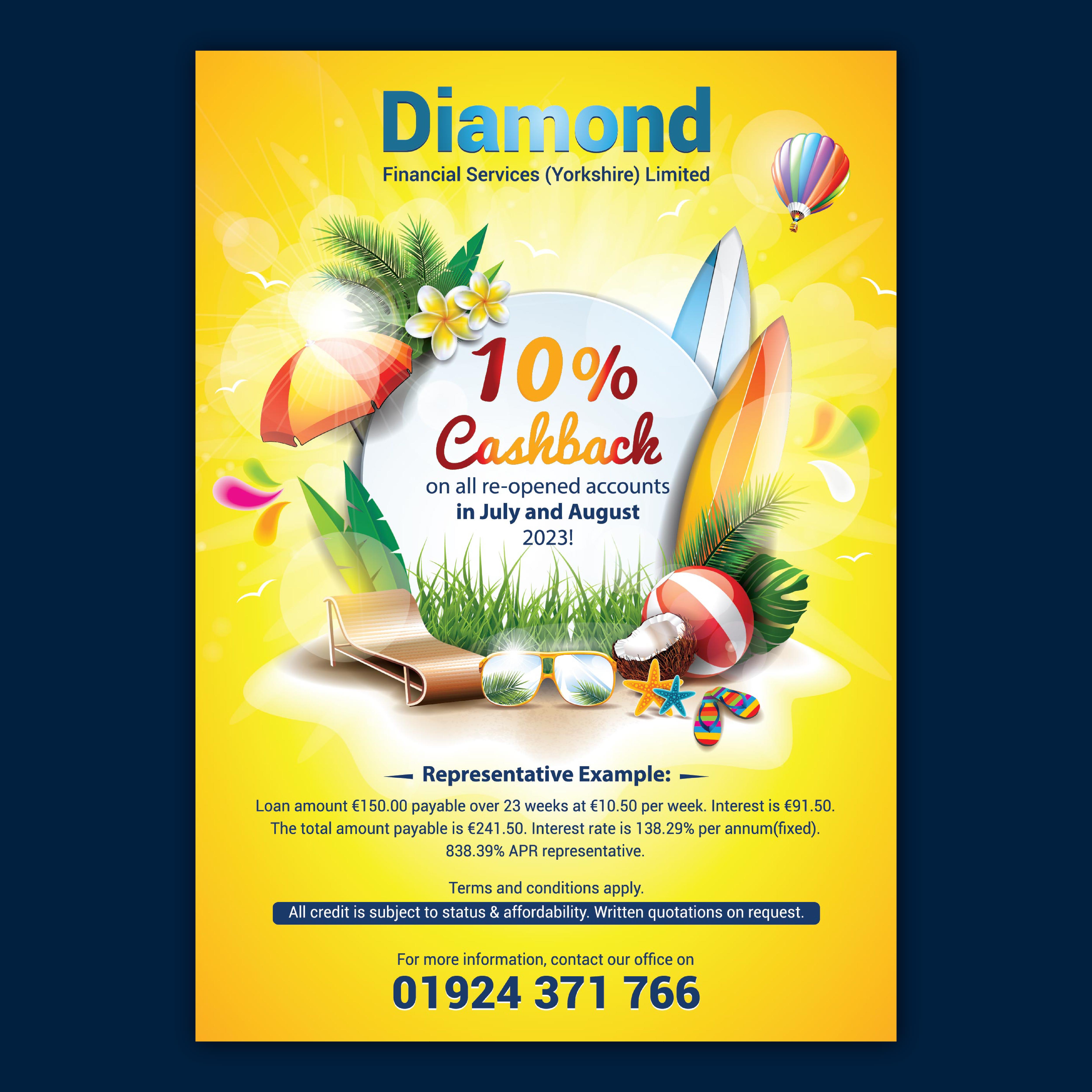 Flyer Design by Bidita Saha for Diamond Financial Services (Yorkshire) Ltd | Design #30752703