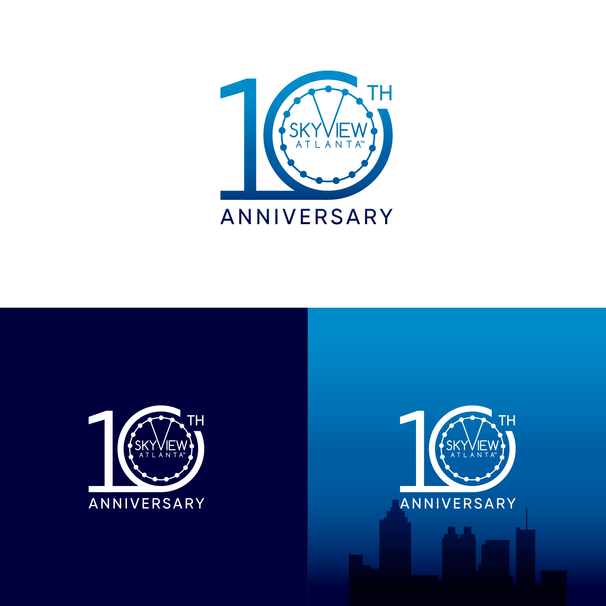 Logo Design by Humphrey™ for Skyview Atlanta | Design #30752084