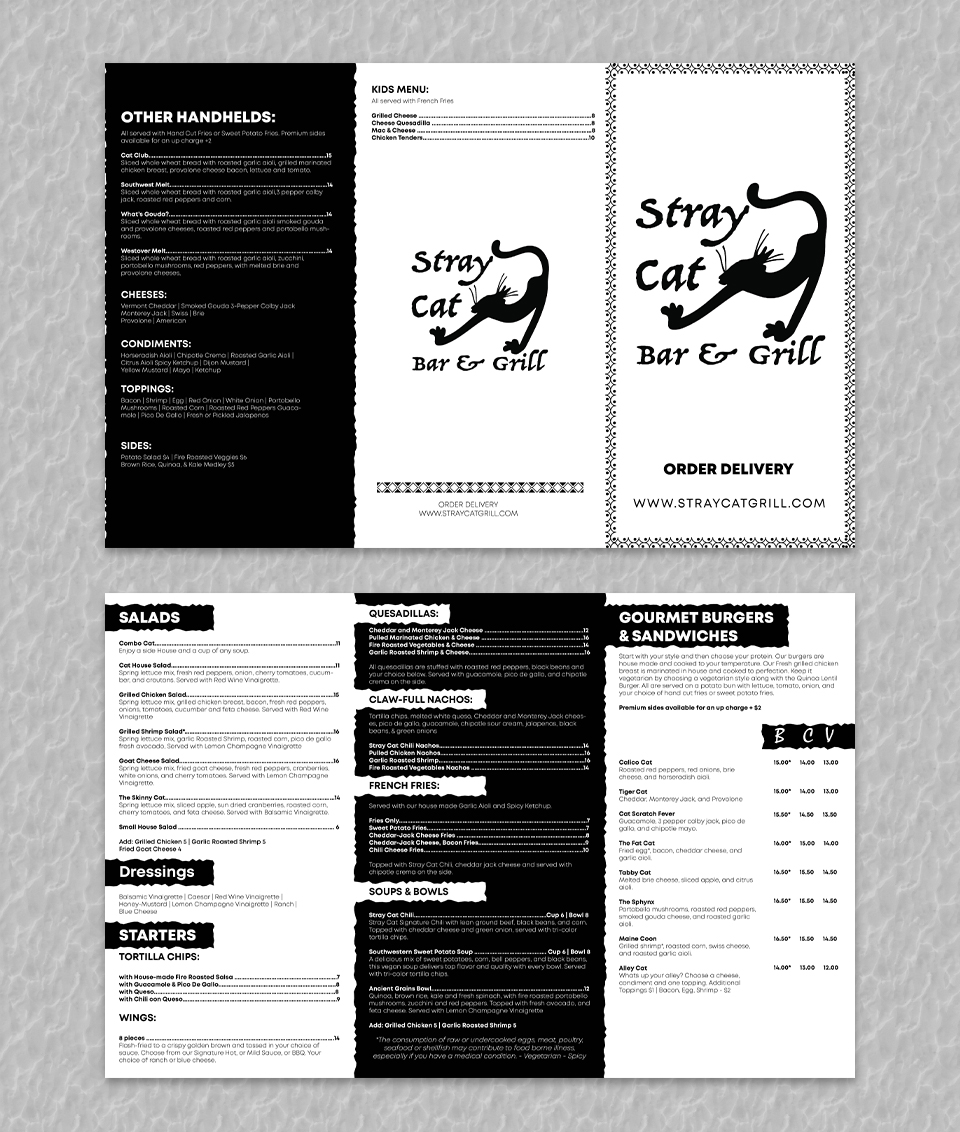 Menu Design by YourLogoMaster for this project | Design #30769264