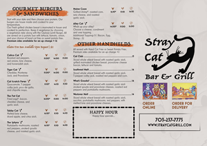 Menu Design by Brooks Design for this project | Design: #30796331