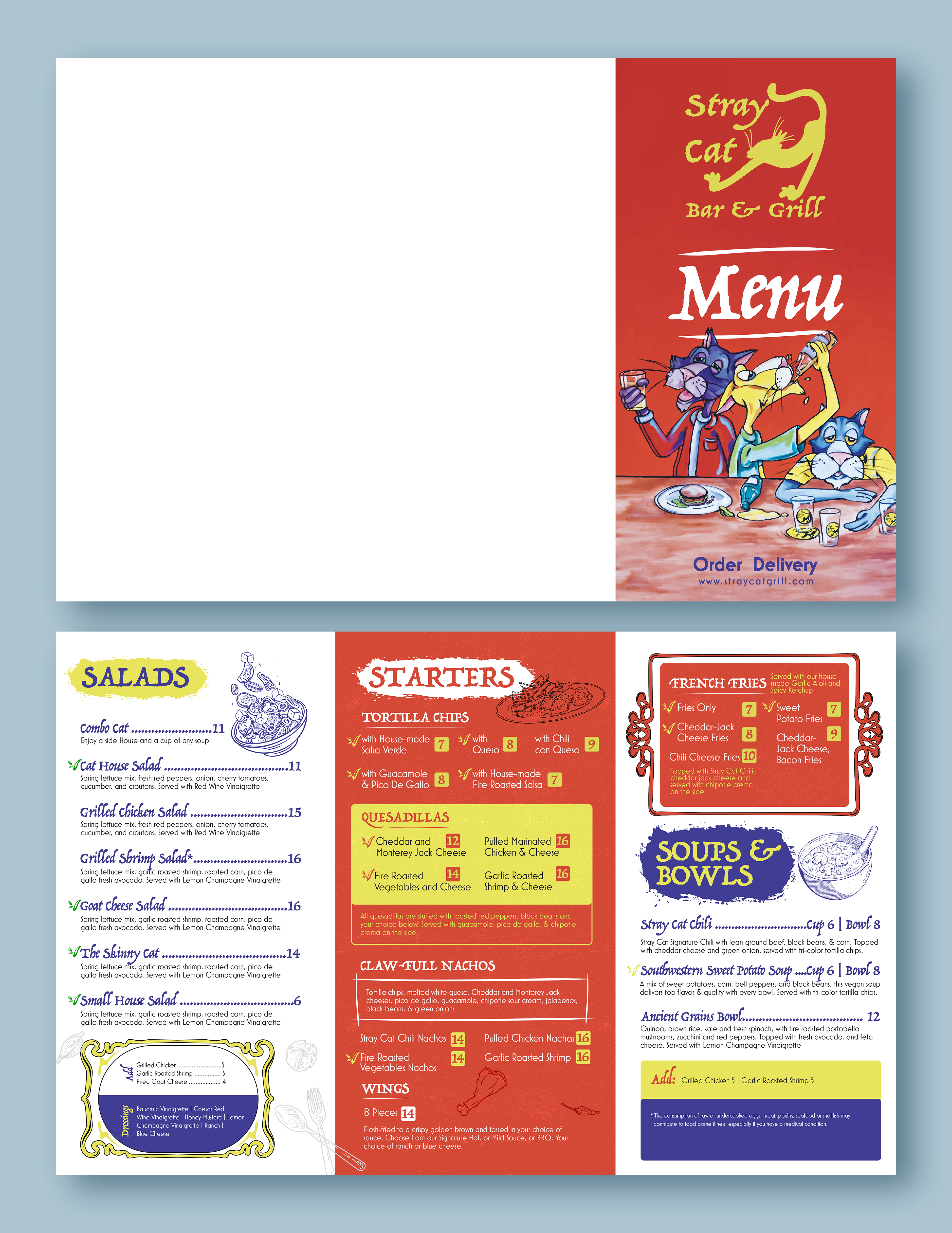 Menu Design by Graphic Guy for this project | Design #30762927