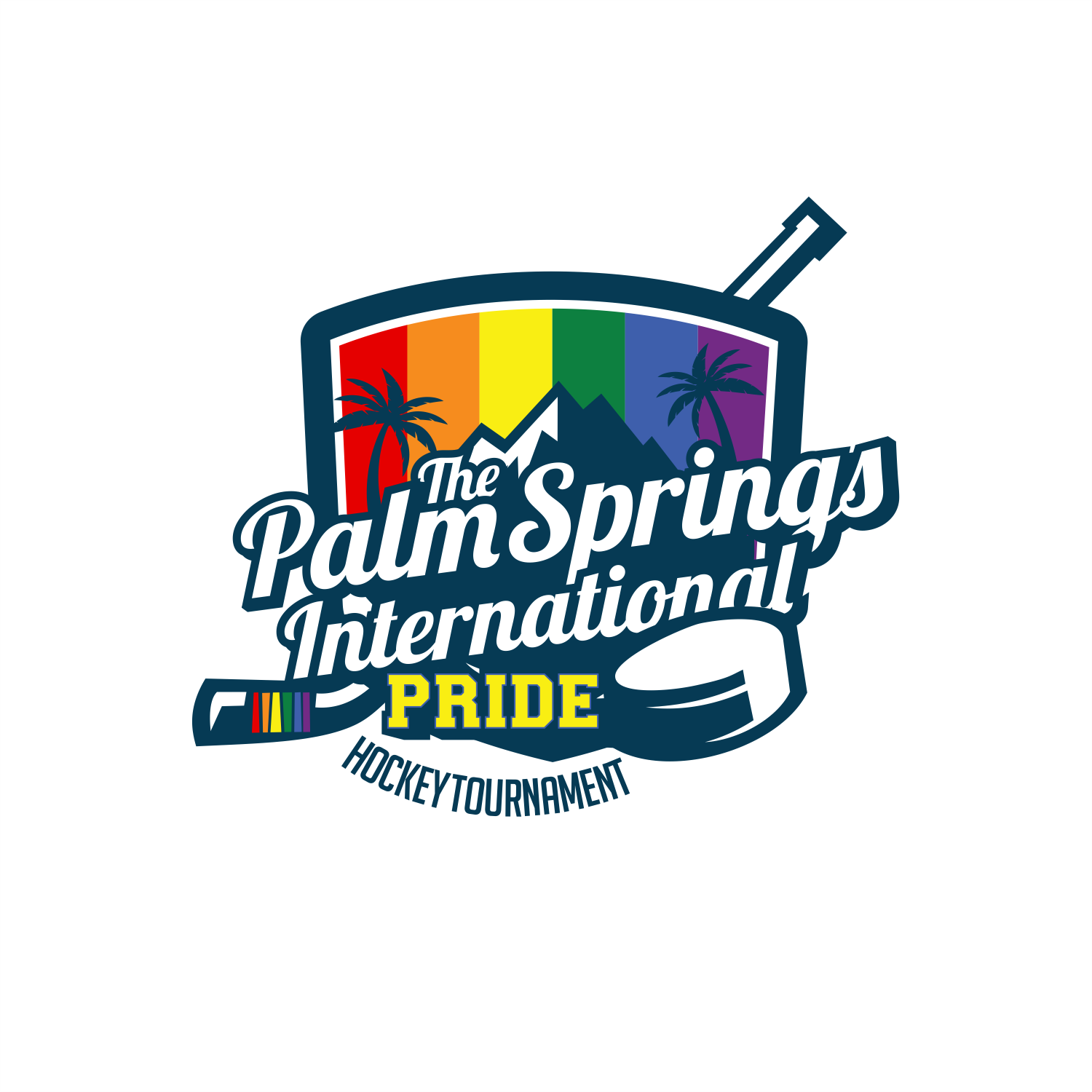 Logo Design by ThiagoB for Coachella Valley LGBT Hockey Association | Design #30814592