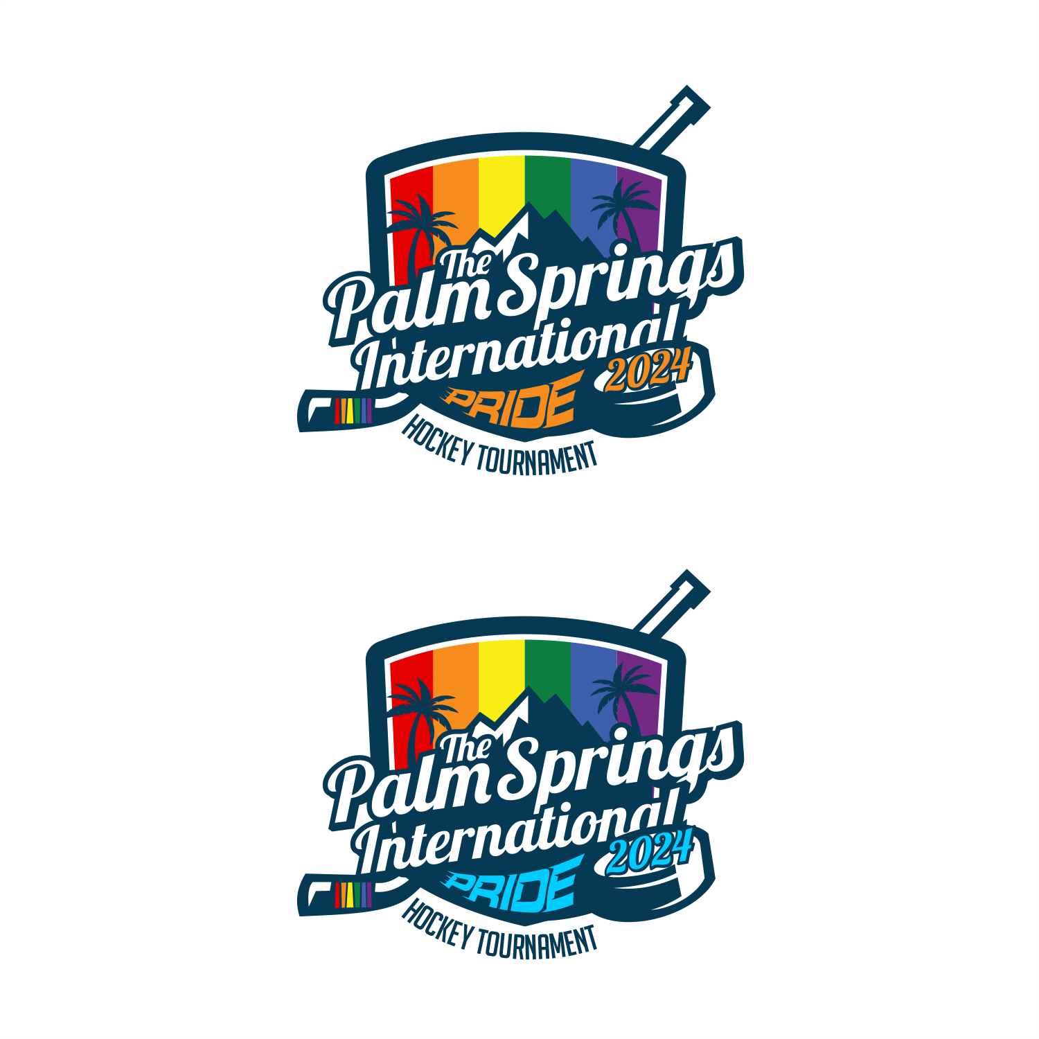 Logo Design by ThiagoB for Coachella Valley LGBT Hockey Association | Design #30829999