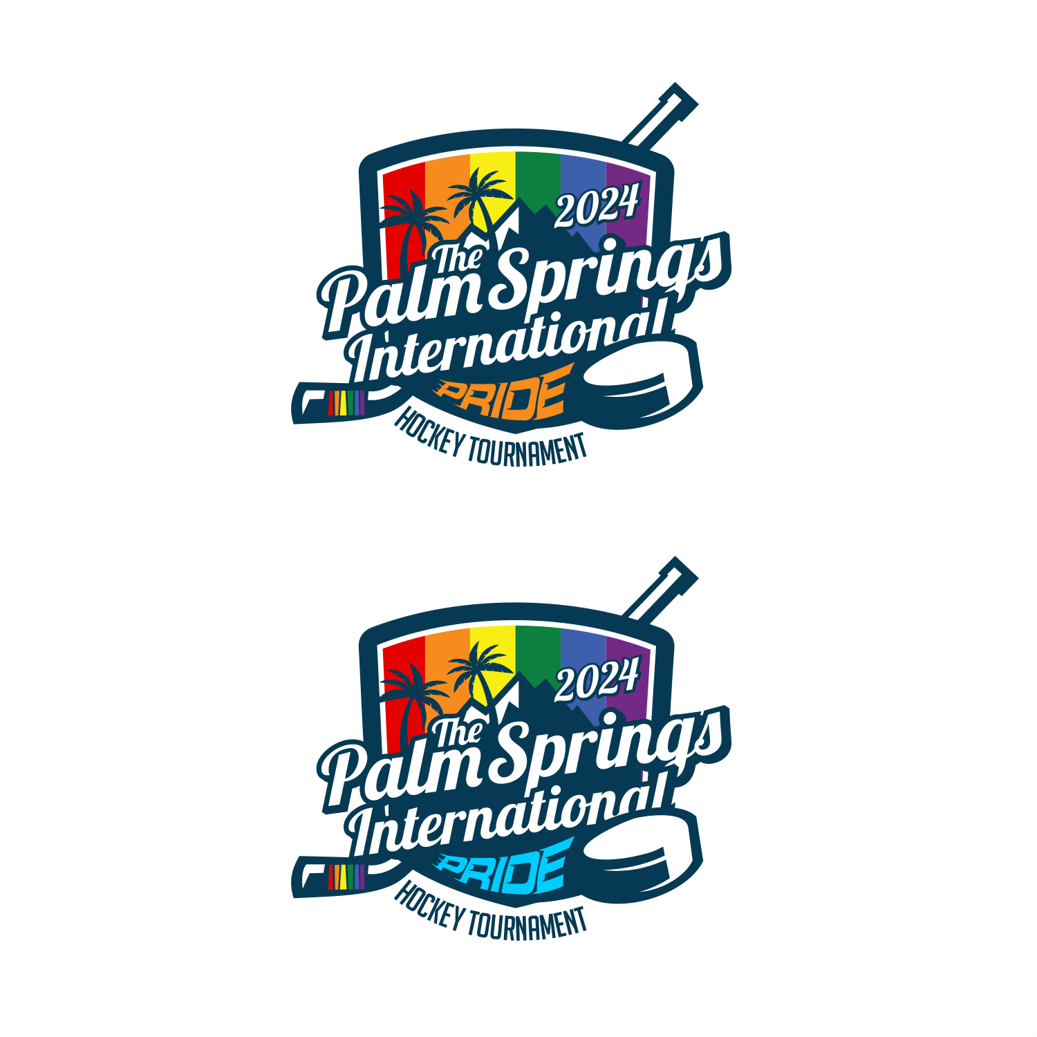 Logo Design by ThiagoB for Coachella Valley LGBT Hockey Association | Design #30830000