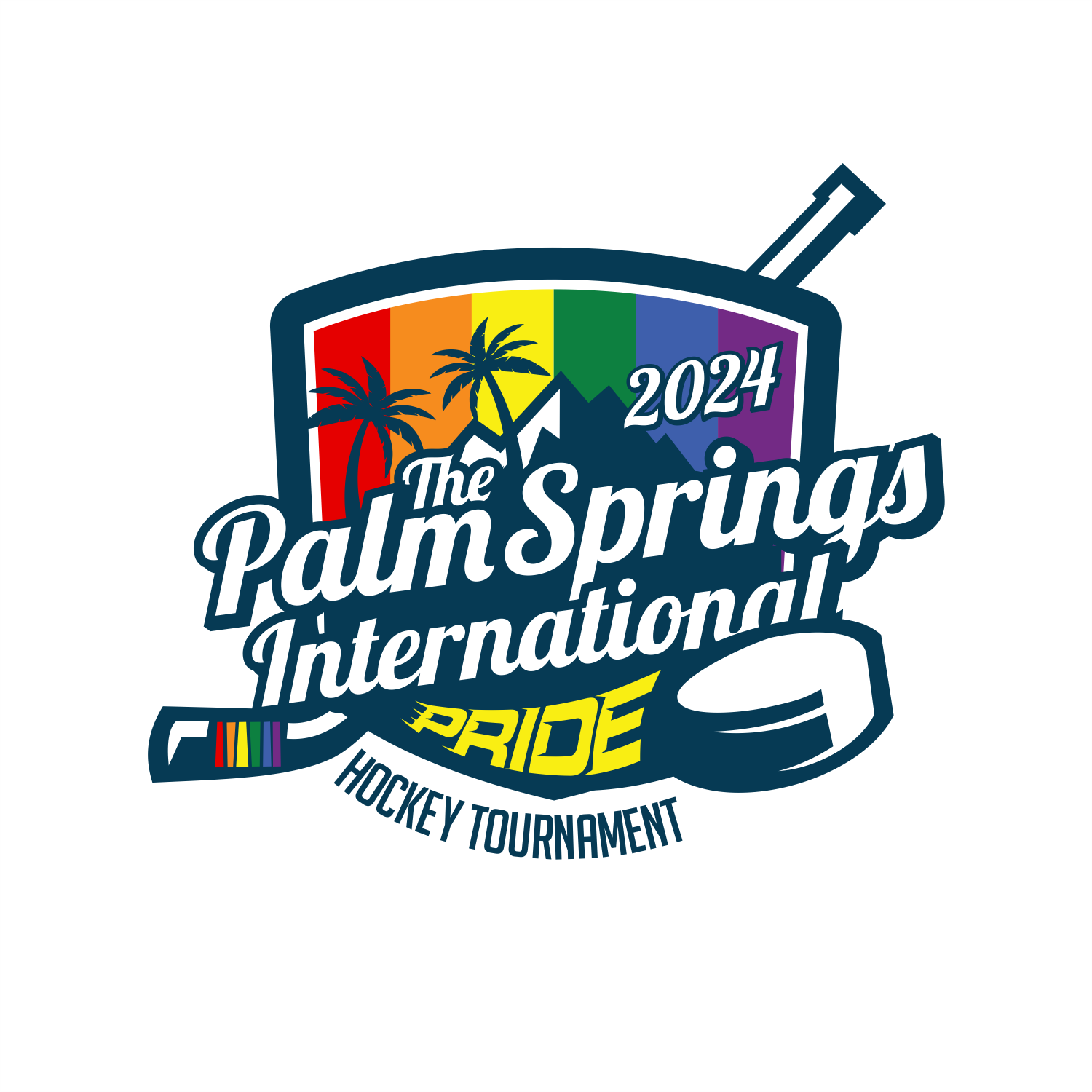 Logo Design by ThiagoB for Coachella Valley LGBT Hockey Association | Design #30835709