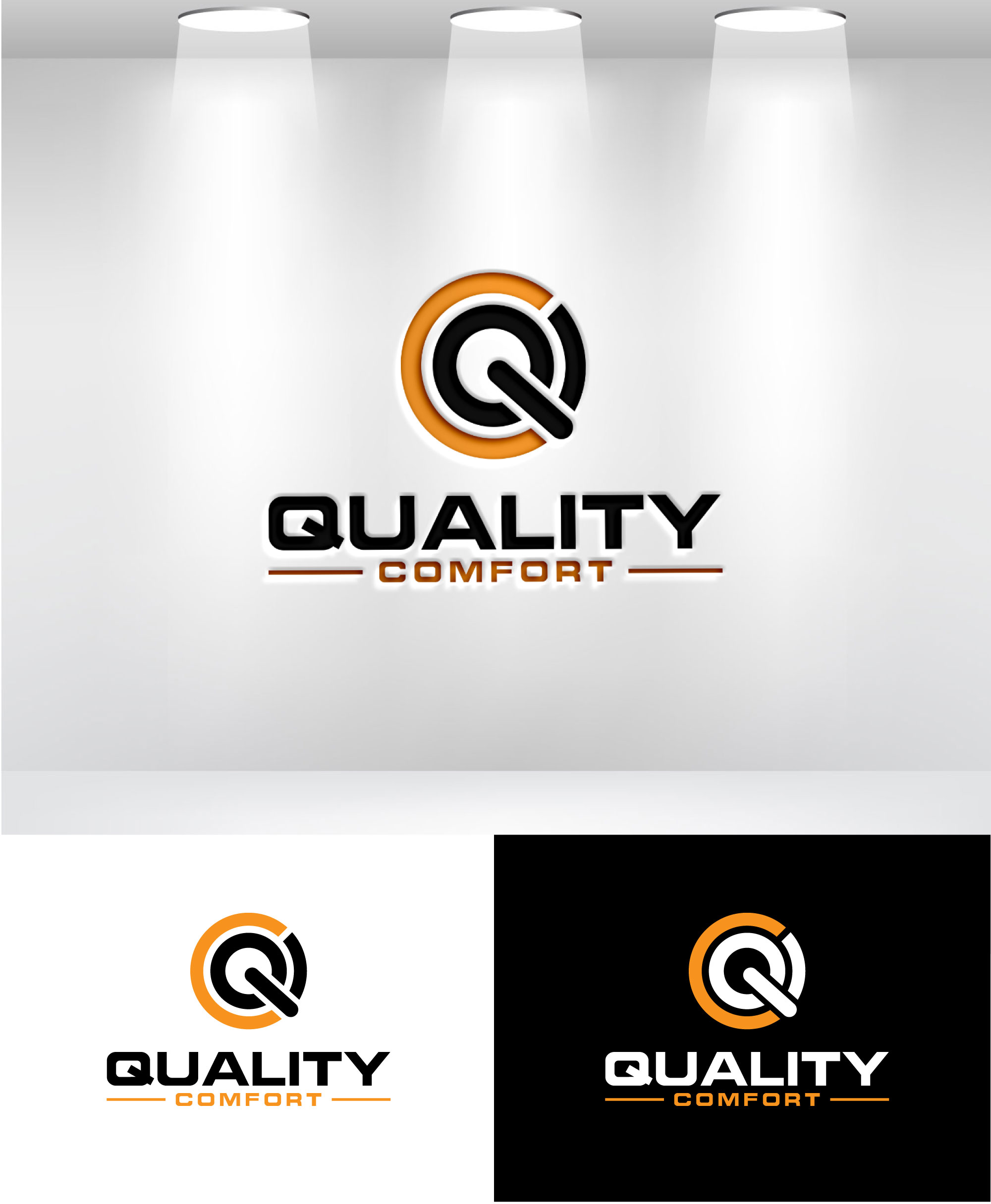 Diseño de Logo por Mi Design1 para Quality Comfort Air Conditioning And Heating Inc.  | Diseño #30754339