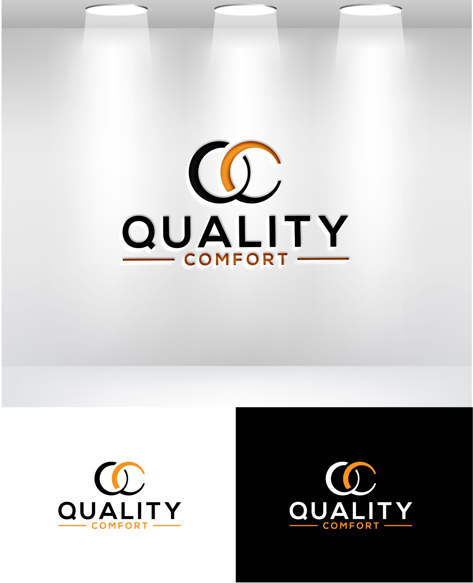 Logo Design by Mi Design1 for Quality Comfort Air Conditioning And Heating Inc.  | Design #30754420